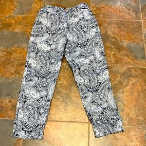 Ralph Lauren Lauren preppy paisley pants 6P